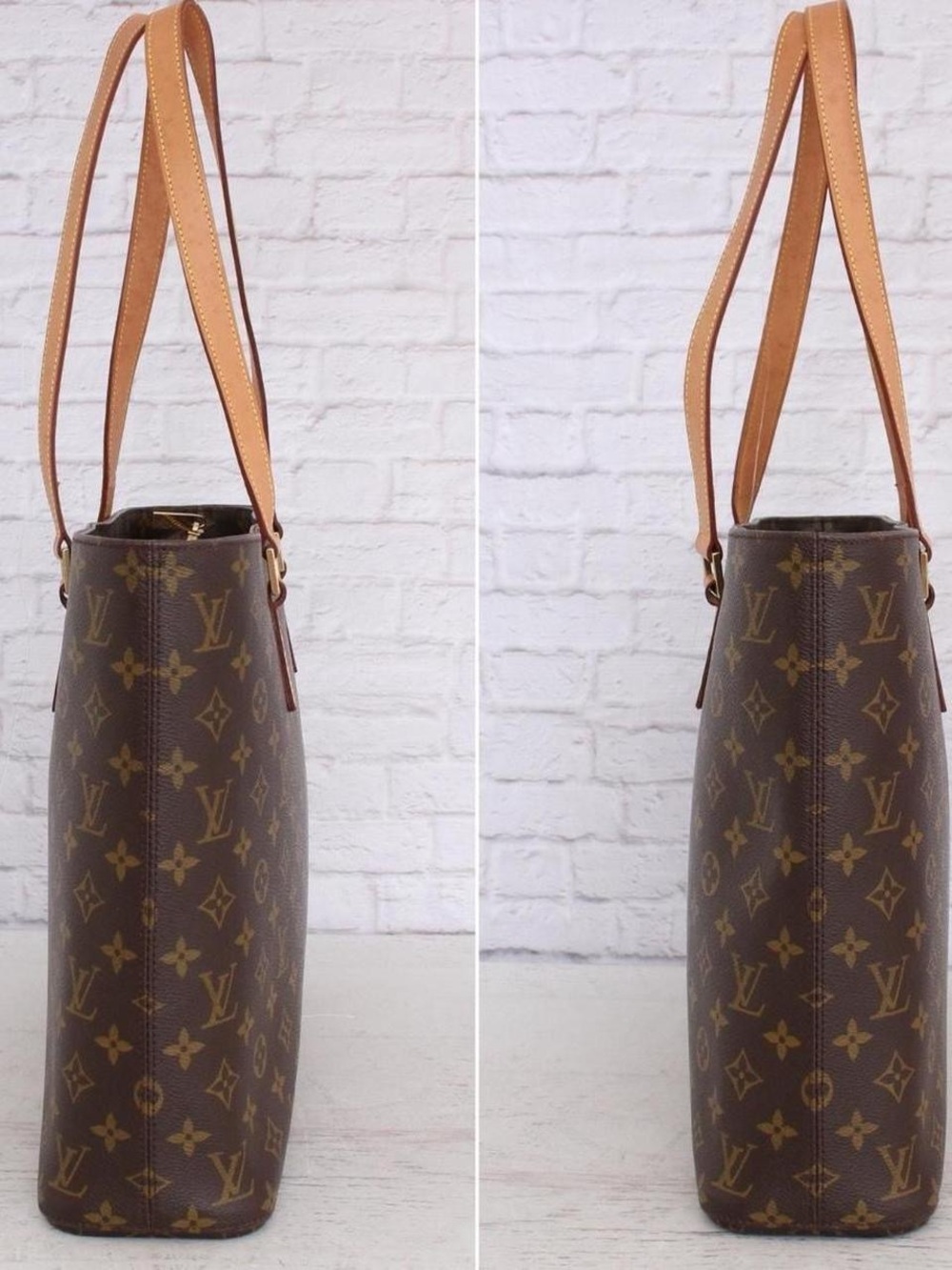 Louis Vuitton Monogram Canvas Brown Tote Bag - Picture 5 of 8